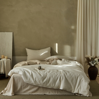 100% Linen Duvet Cover Set - Washed Cotton