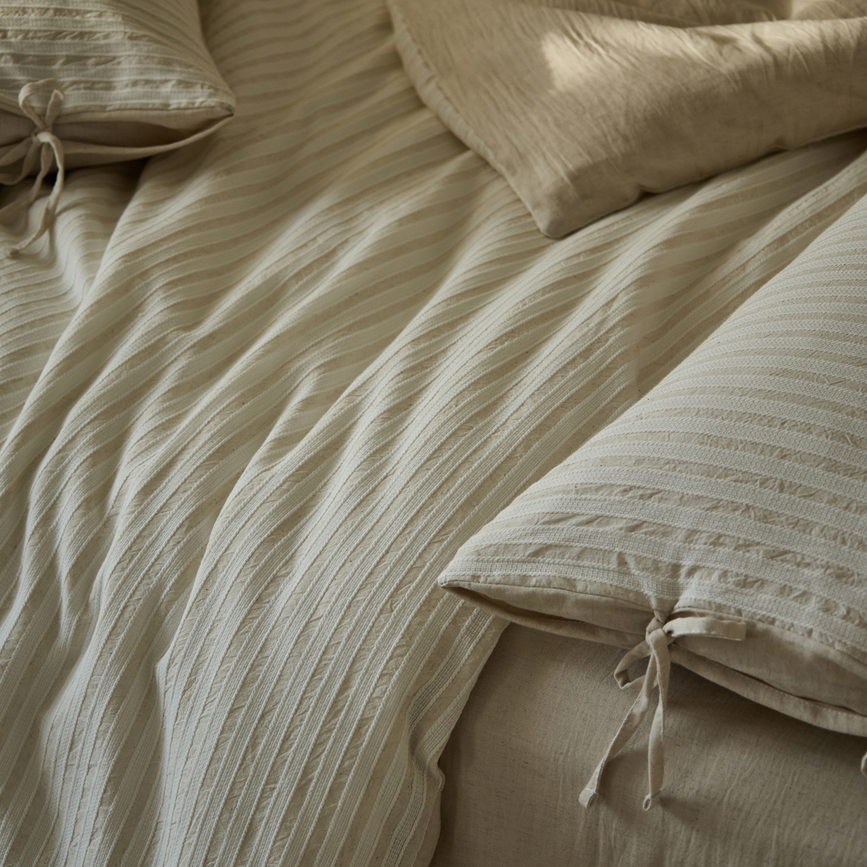 100% Linen Duvet Cover Set - Washed Cotton