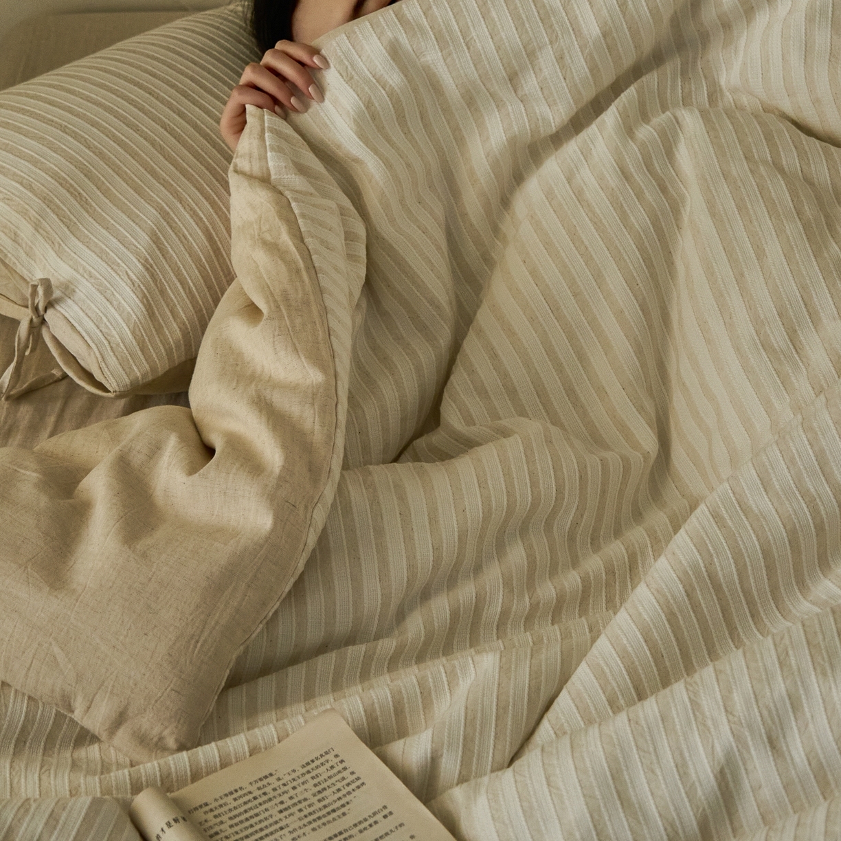 100% Linen Duvet Cover Set - Washed Cotton