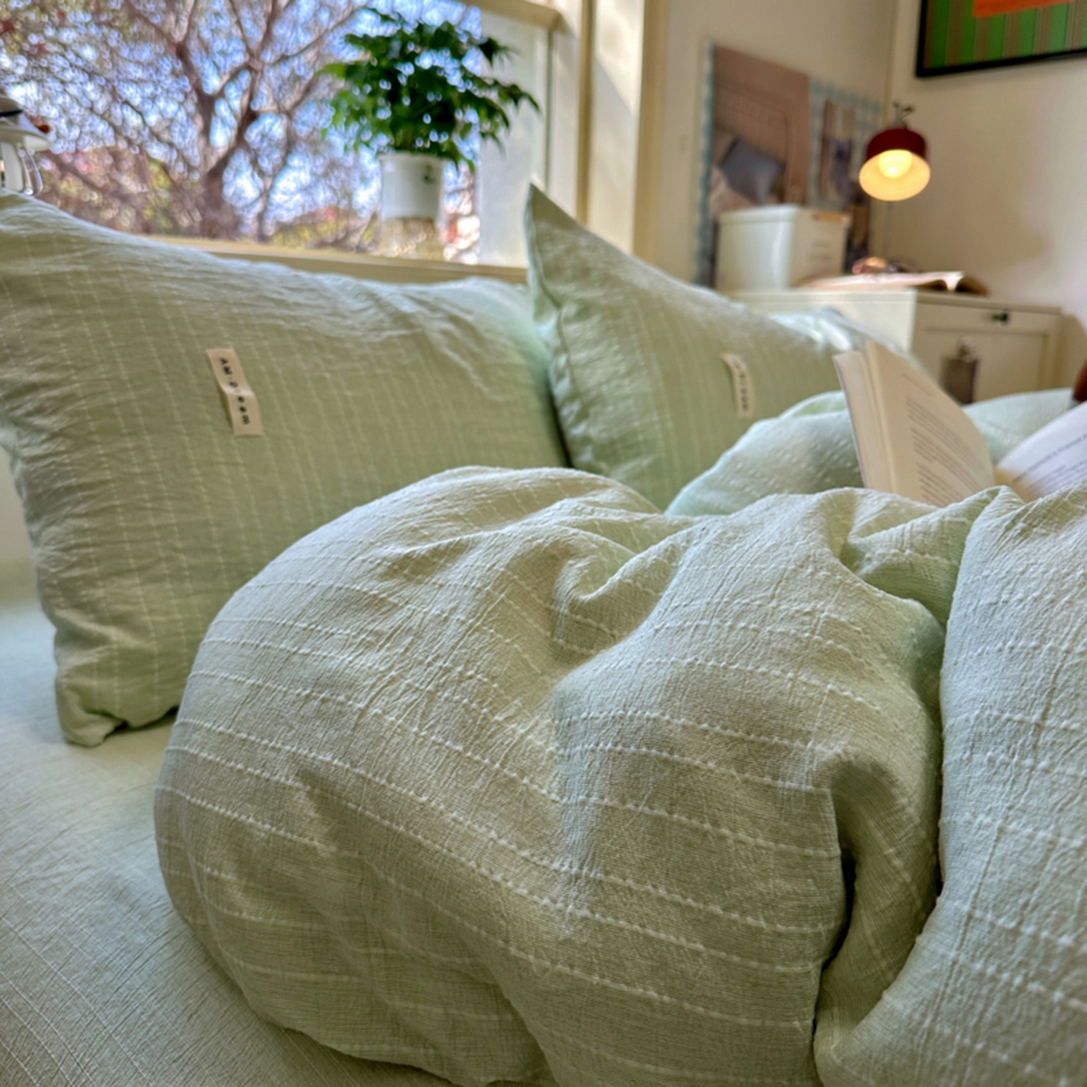 100% Linen Duvet Cover Set - Solid Colour Collection