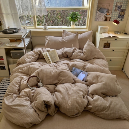 100% Linen Duvet Cover Set - Solid Colour Collection