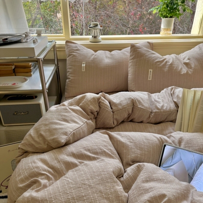 100% Linen Duvet Cover Set - Solid Colour Collection