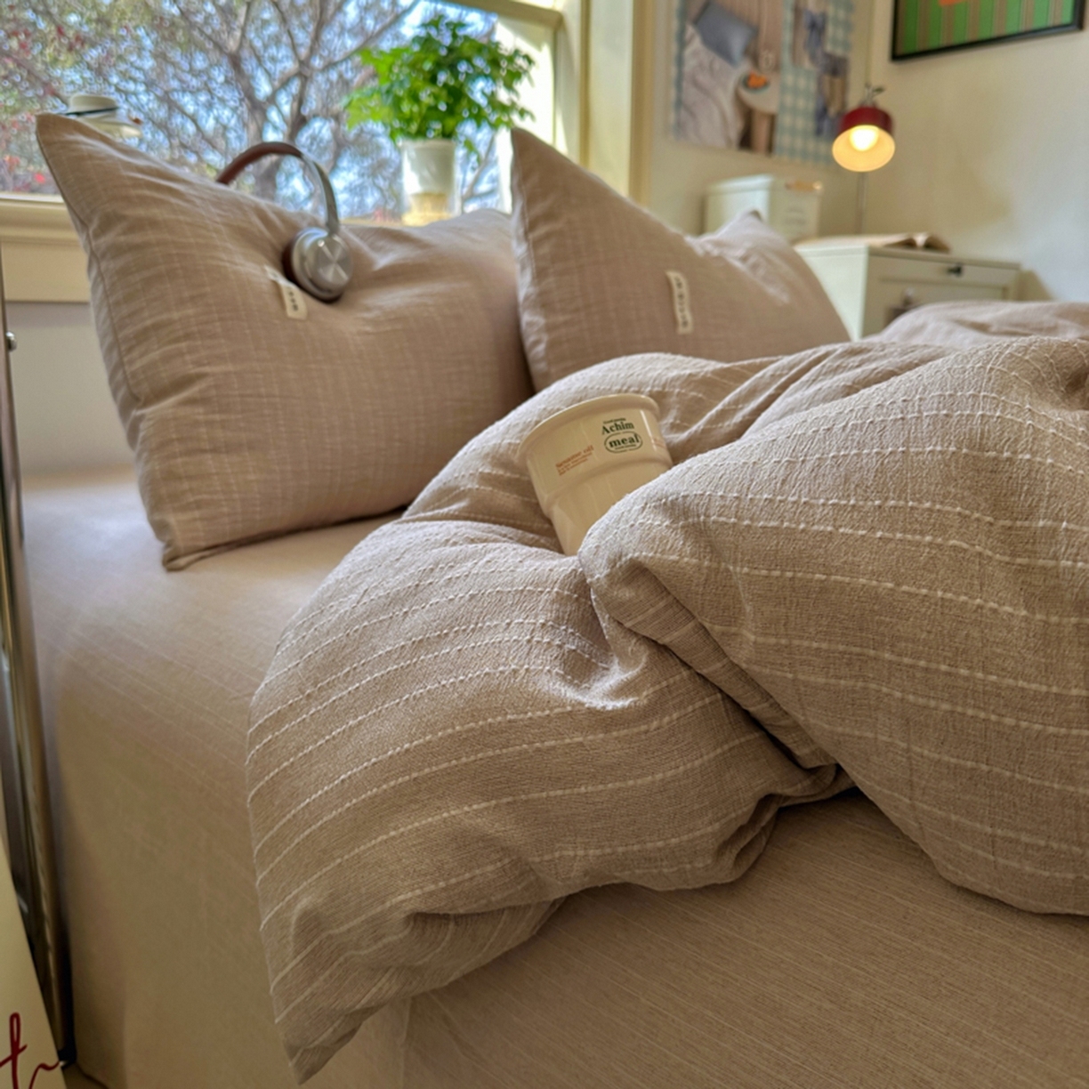 100% Linen Duvet Cover Set - Solid Colour Collection