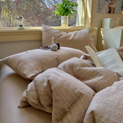 100% Linen Duvet Cover Set - Solid Colour Collection