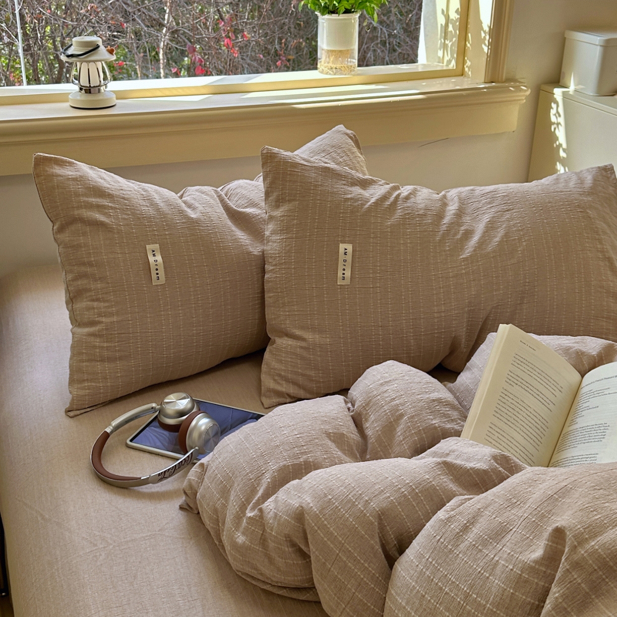 100% Linen Duvet Cover Set - Solid Colour Collection