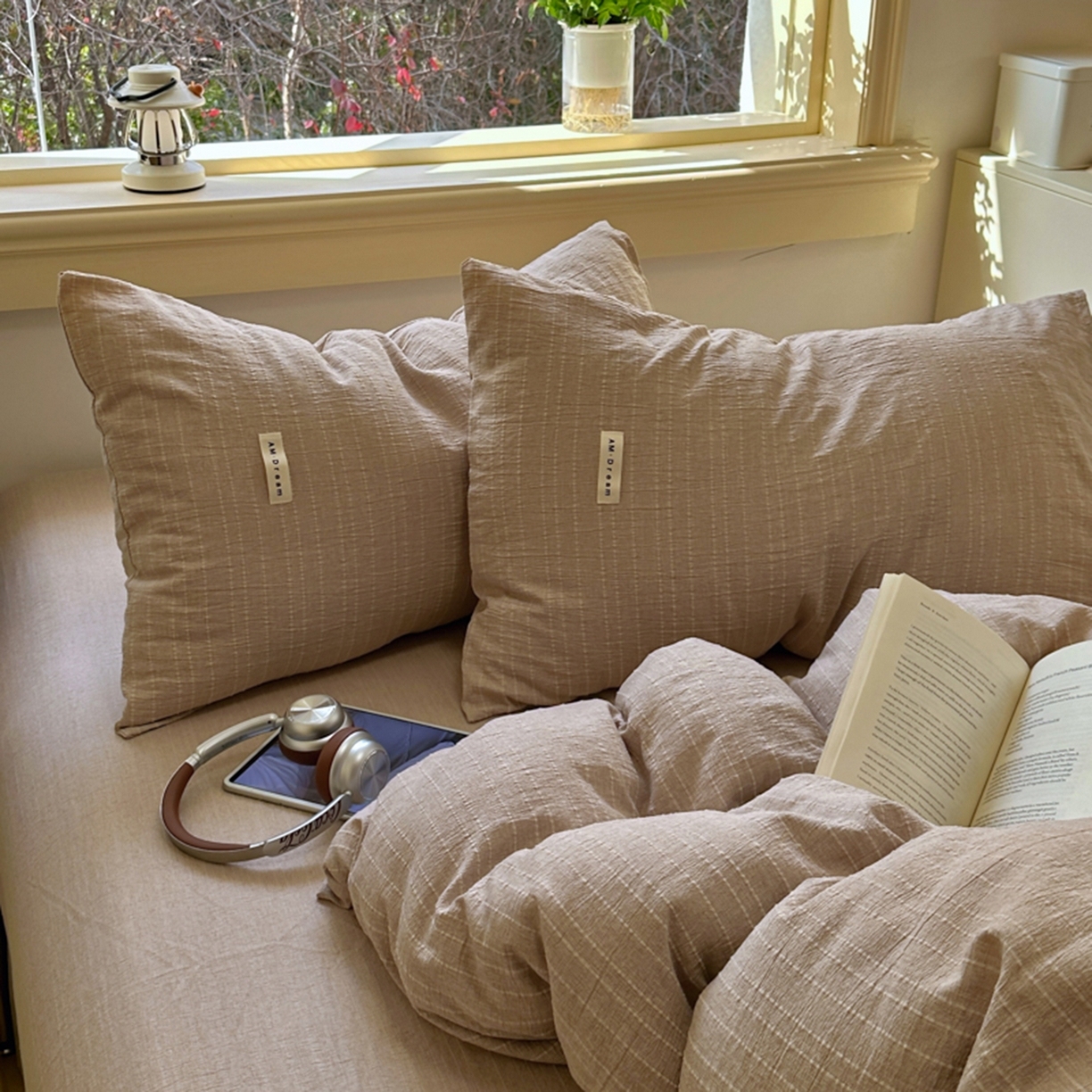 100% Linen Duvet Cover Set - Solid Colour Collection