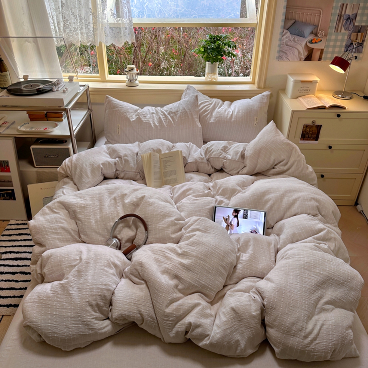 100% Linen Duvet Cover Set - Solid Colour Collection