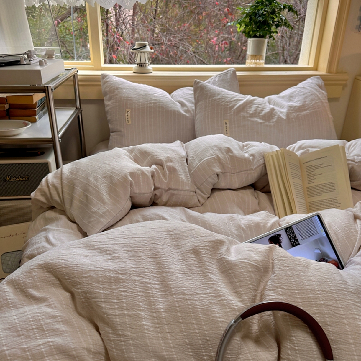 100% Linen Duvet Cover Set - Solid Colour Collection