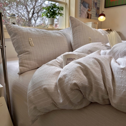 100% Linen Duvet Cover Set - Solid Colour Collection