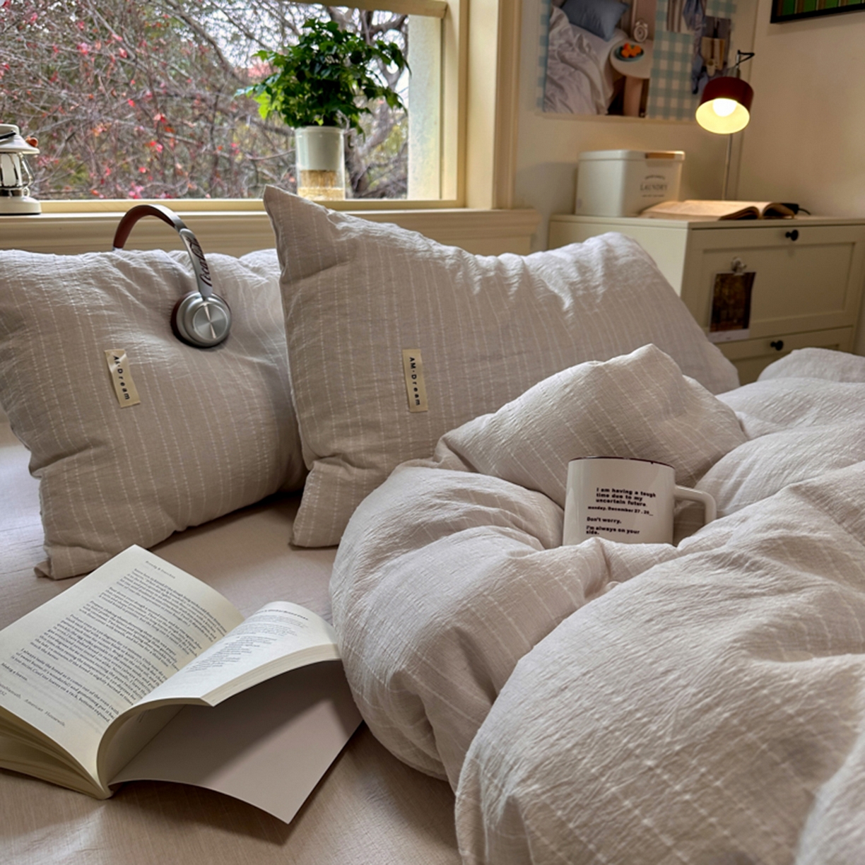 100% Linen Duvet Cover Set - Solid Colour Collection