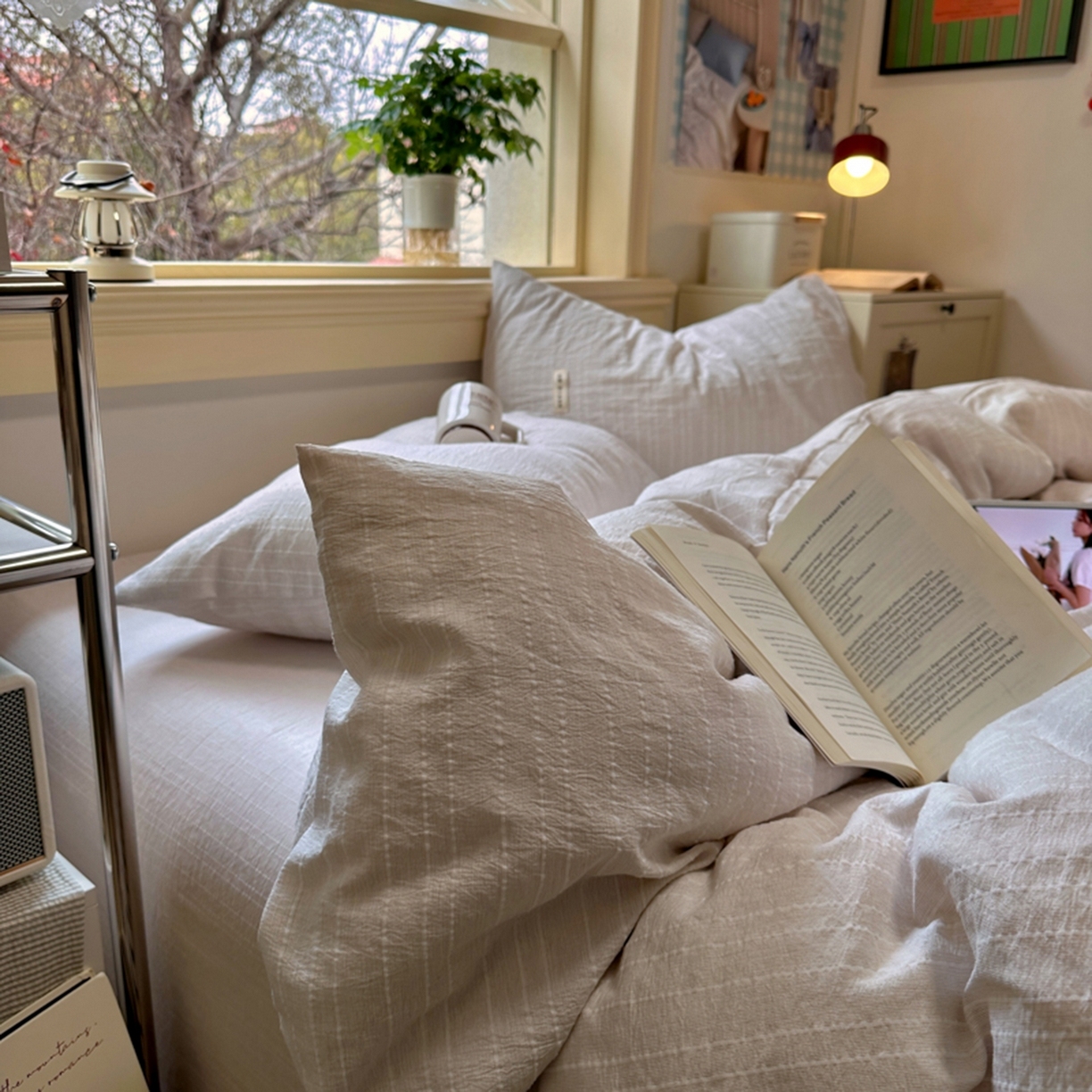 100% Linen Duvet Cover Set - Solid Colour Collection