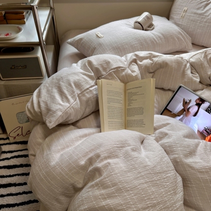 100% Linen Duvet Cover Set - Solid Colour Collection