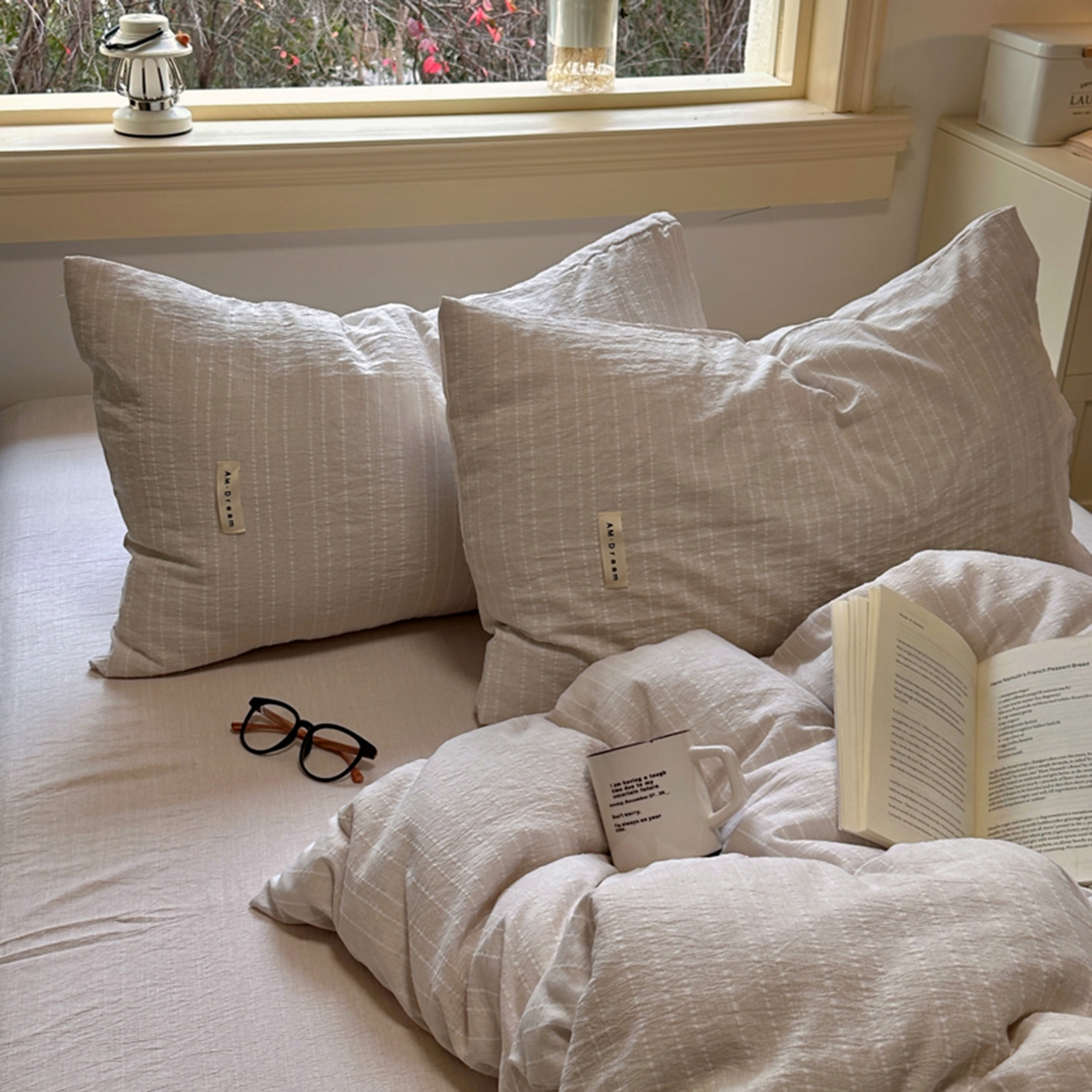 100% Linen Duvet Cover Set - Solid Colour Collection