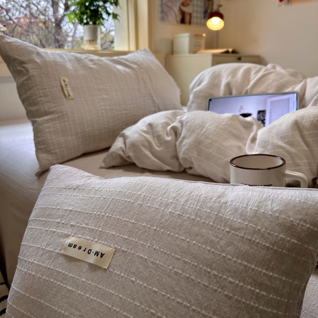 100% Linen Duvet Cover Set - Solid Colour Collection