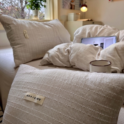 100% Linen Duvet Cover Set - Solid Colour Collection