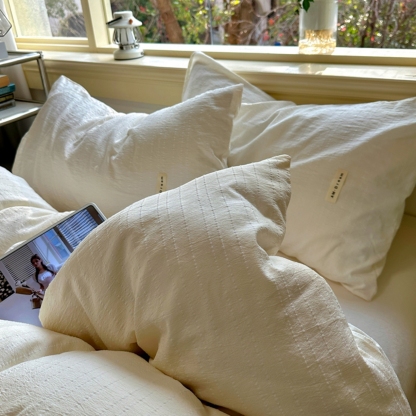 100% Linen Duvet Cover Set - Solid Colour Collection