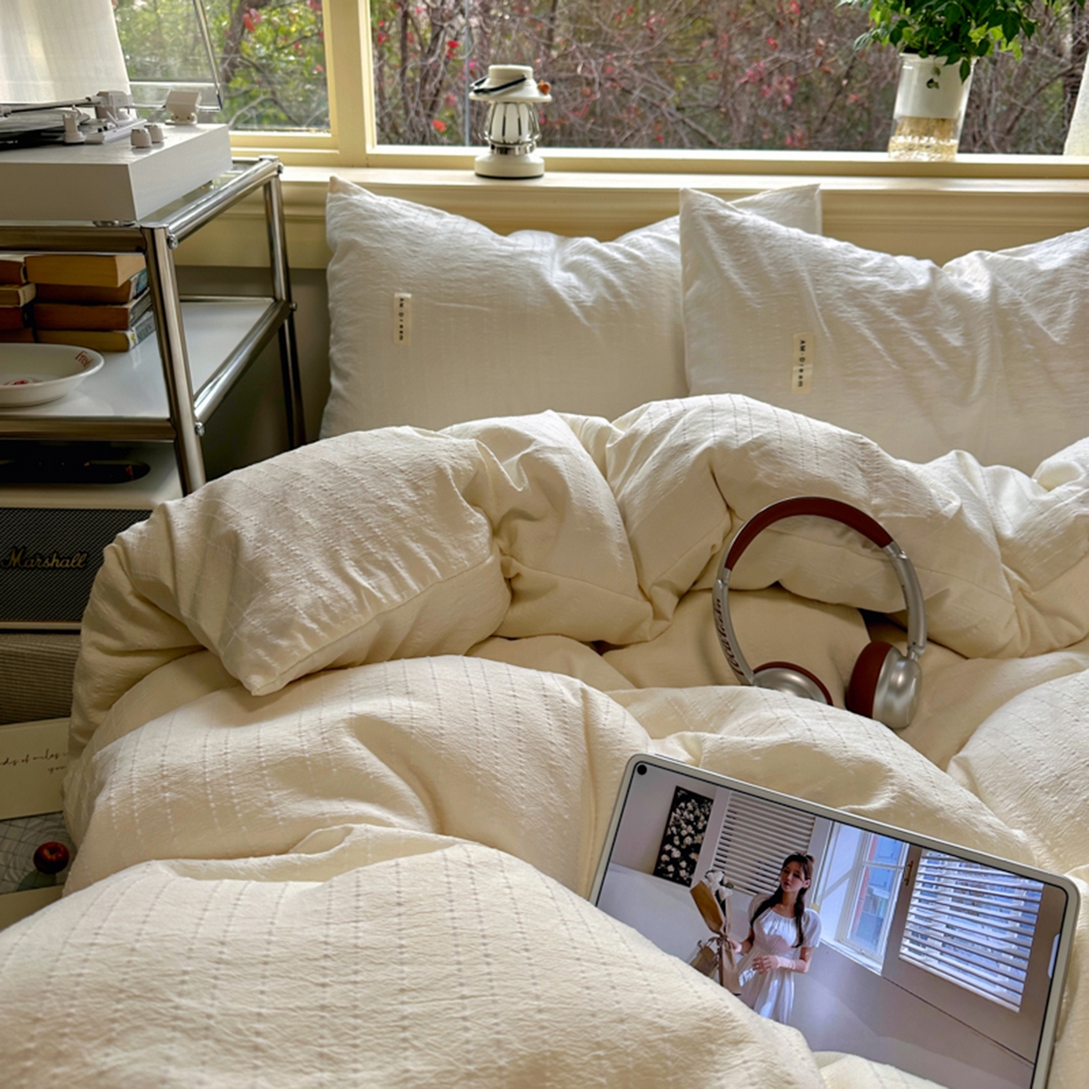 100% Linen Duvet Cover Set - Solid Colour Collection