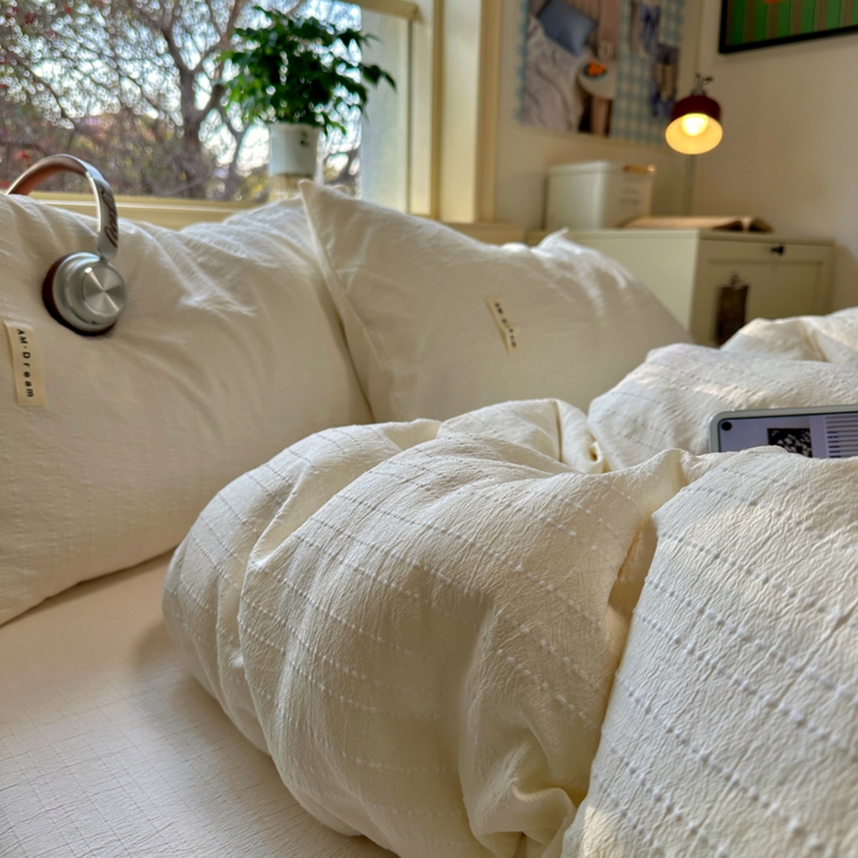 100% Linen Duvet Cover Set - Solid Colour Collection