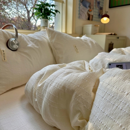 100% Linen Duvet Cover Set - Solid Colour Collection