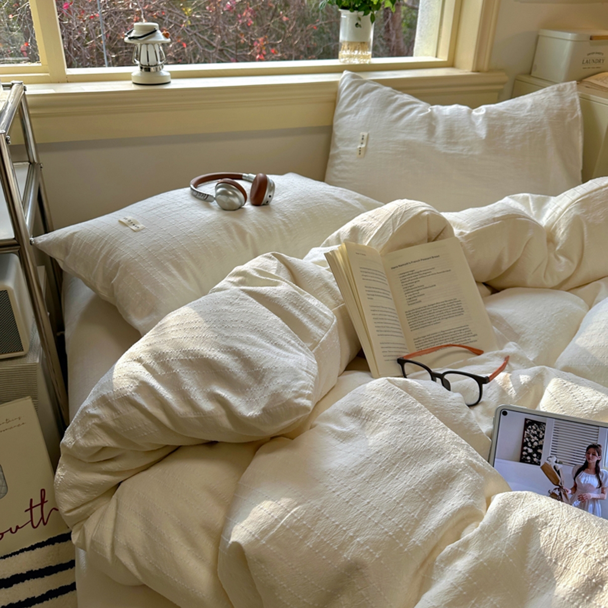 100% Linen Duvet Cover Set - Solid Colour Collection