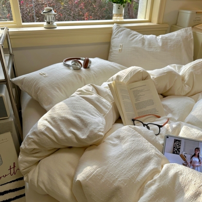 100% Linen Duvet Cover Set - Solid Colour Collection