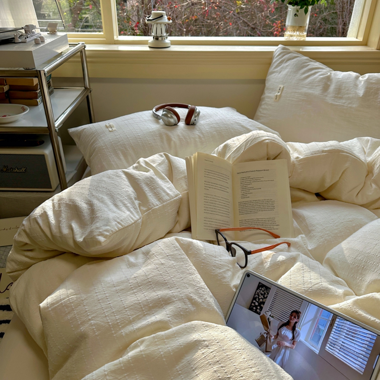 100% Linen Duvet Cover Set - Solid Colour Collection