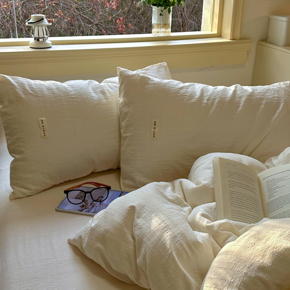 100% Linen Duvet Cover Set - Solid Colour Collection