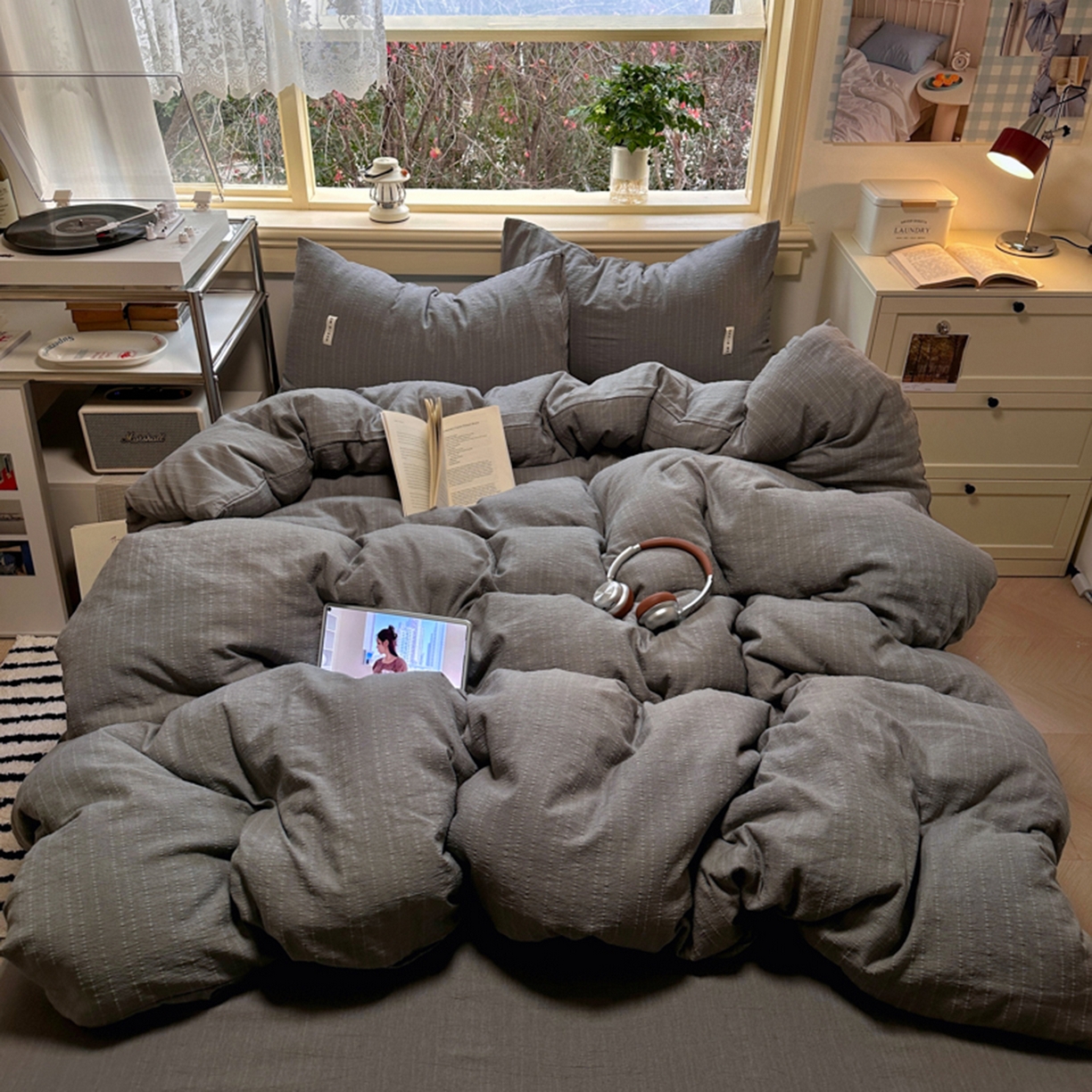 100% Linen Duvet Cover Set - Solid Colour Collection