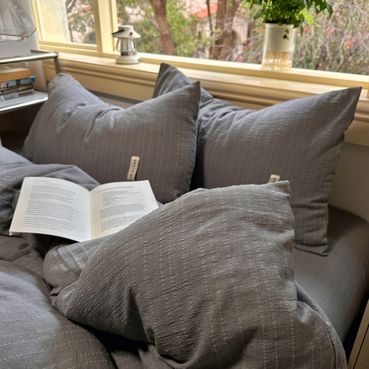 100% Linen Duvet Cover Set - Solid Colour Collection