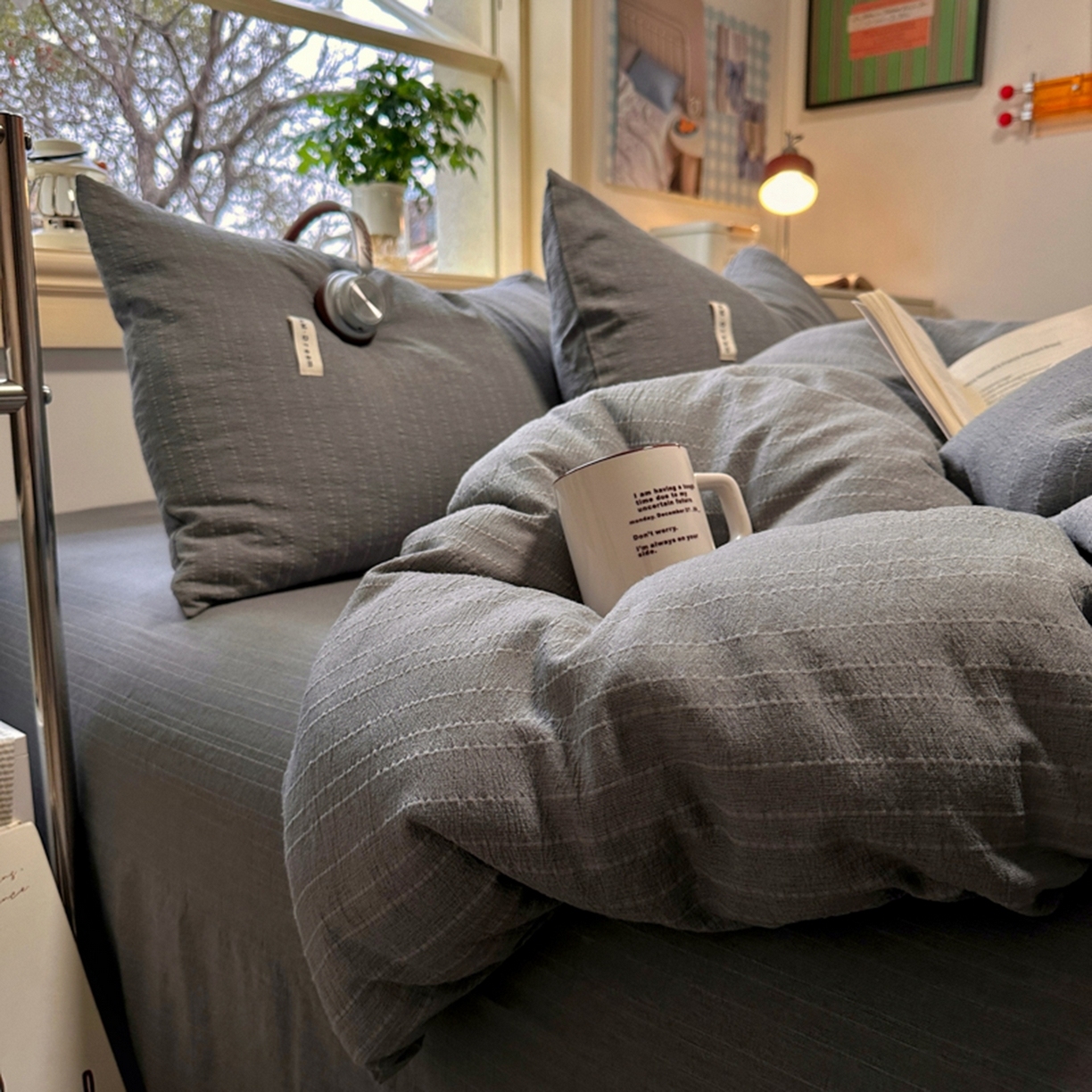 100% Linen Duvet Cover Set - Solid Colour Collection