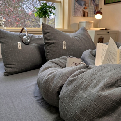 100% Linen Duvet Cover Set - Solid Colour Collection