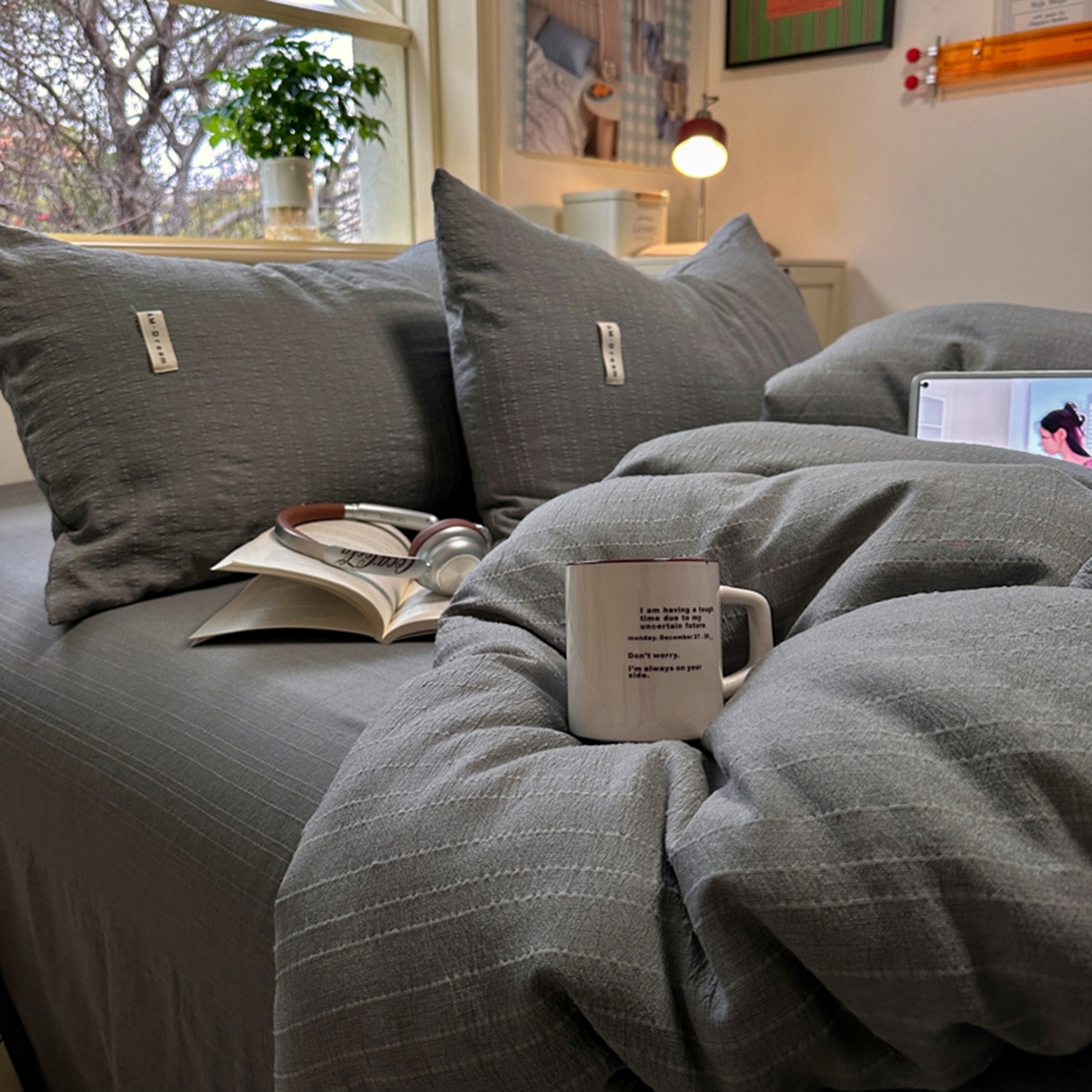 100% Linen Duvet Cover Set - Solid Colour Collection