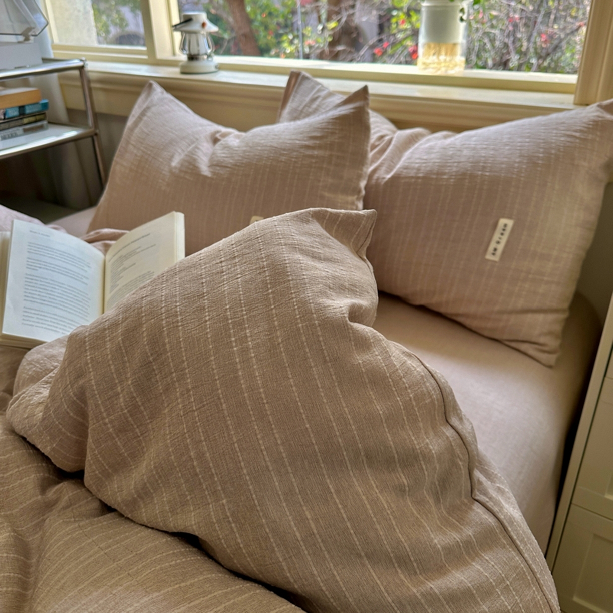 100% Linen Duvet Cover Set - Solid Colour Collection