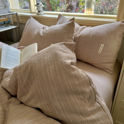 100% Linen Duvet Cover Set - Solid Colour Collection