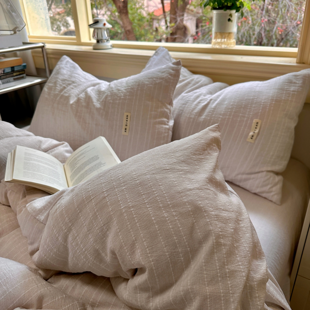 100% Linen Duvet Cover Set - Solid Colour Collection