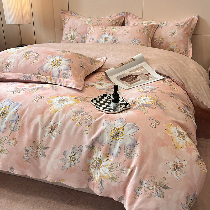 Blush Love Song Cotton Bedding Set