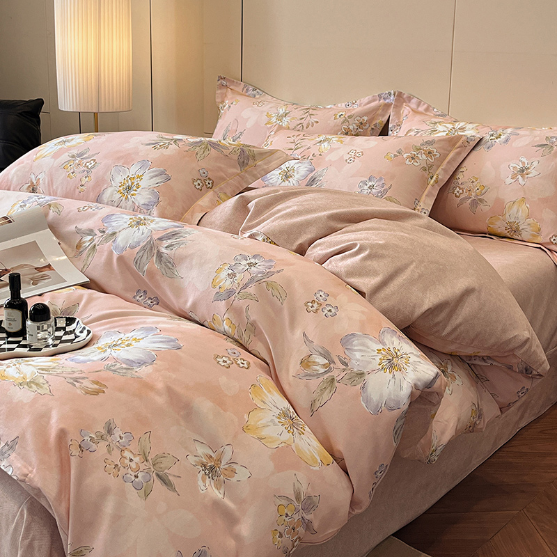 Blush Love Song Cotton Bedding Set