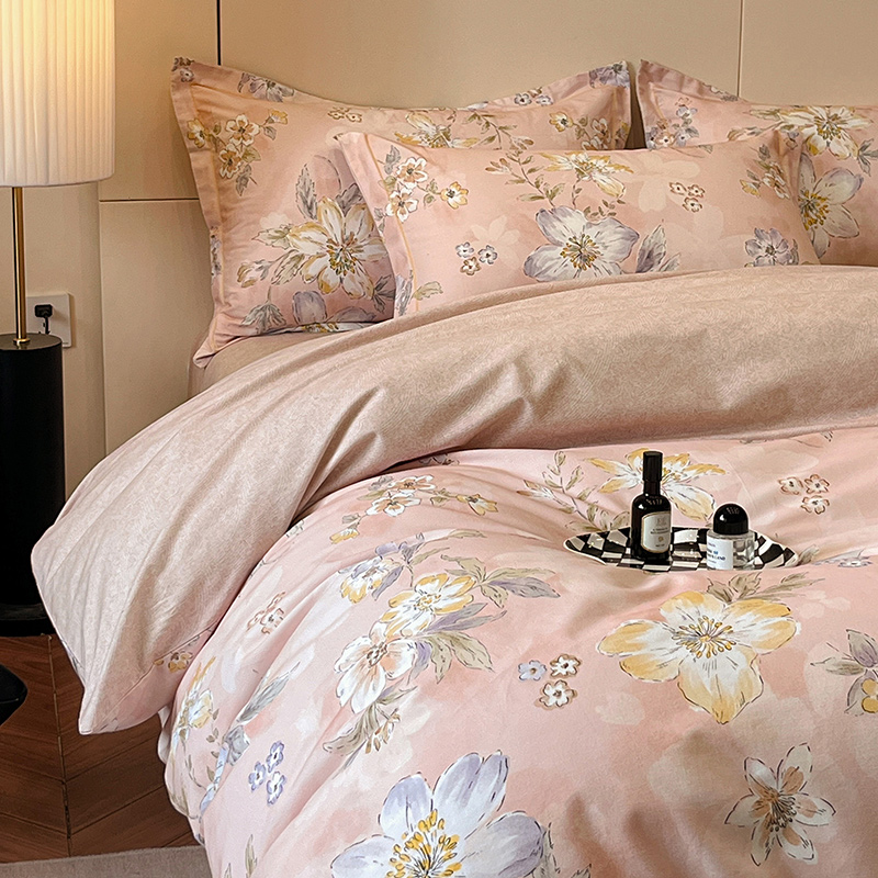 Blush Love Song Cotton Bedding Set
