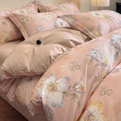 Blush Love Song Cotton Bedding Set