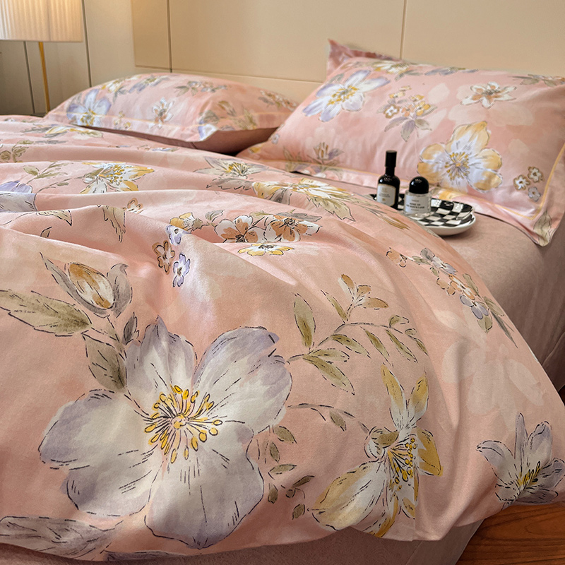 Blush Love Song Cotton Bedding Set