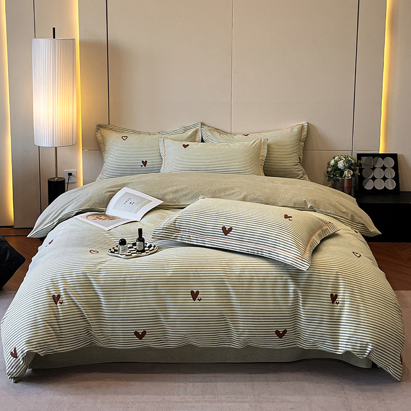 Sunshine Stripes Cotton Bedding Set