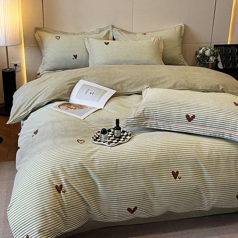 Sunshine Stripes Cotton Bedding Set