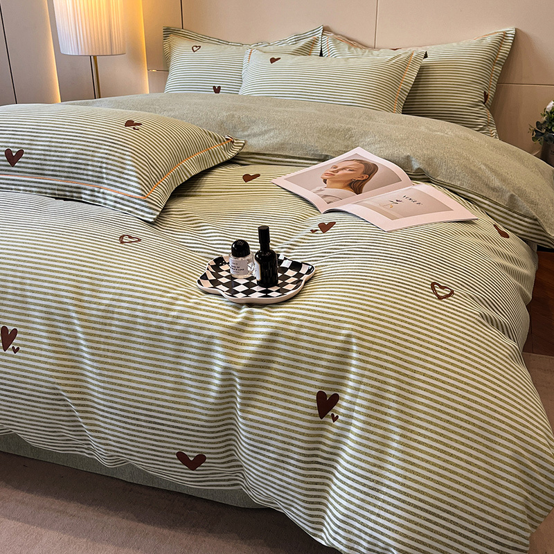 Sunshine Stripes Cotton Bedding Set