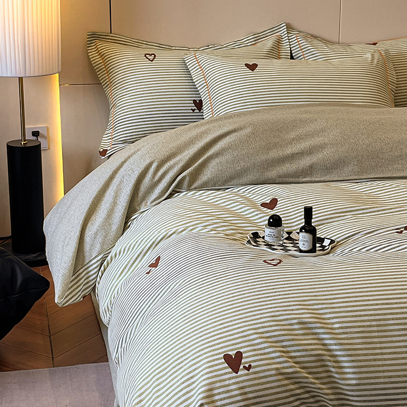 Sunshine Stripes Cotton Bedding Set