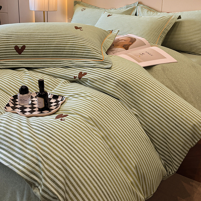 Sunshine Stripes Cotton Bedding Set