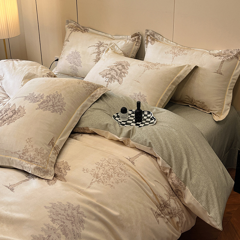 Tropical Palm Cotton Bedding Set