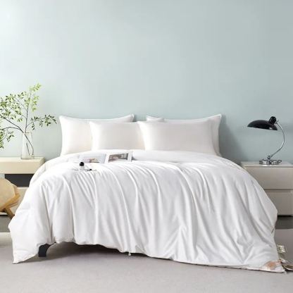 Premium Mulberry Silk Duvet – White