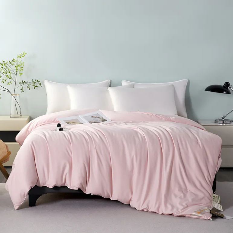 Premium Mulberry Silk Duvet – Pink