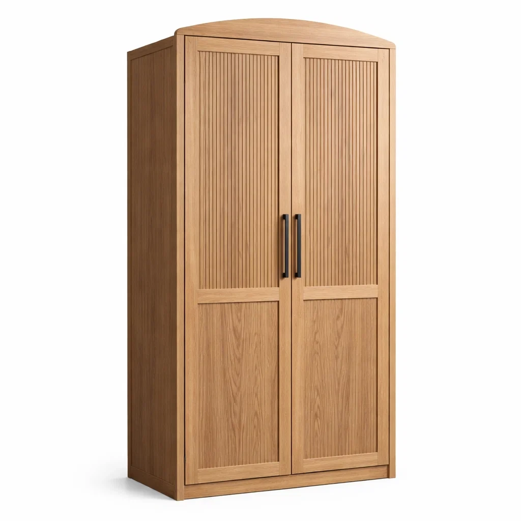 Armoire en bois 2 portes-DREAMNESTHOME