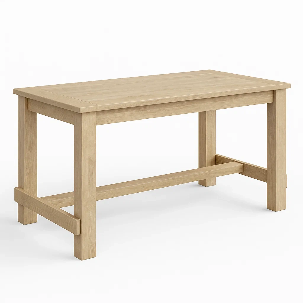 Table de salle à manger rectangulaire en bois 100 x 60 x 75 cm-DREAMNESTLIVING